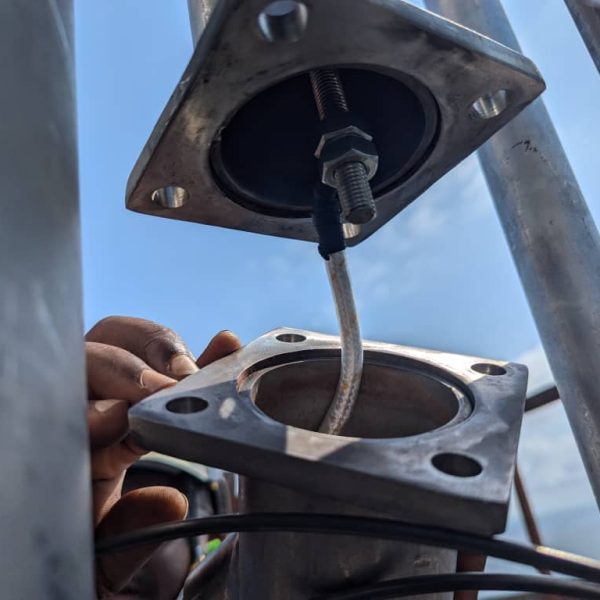 Flare tip ignition panel installation